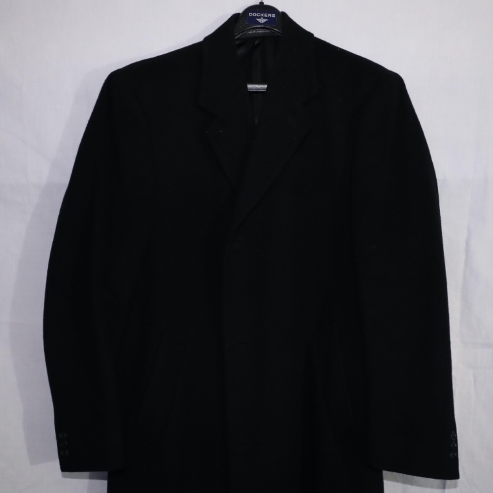 Di Silver Black Trenchcoat